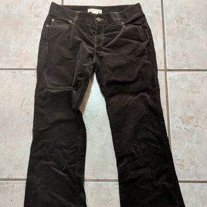 Michael Kors Womens Size 8 P Brown Corduroy Pants
